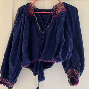Colorful detailed blouse